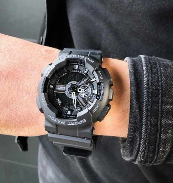 Чоловічий годинник Skmei 1834 Black (1080-0768) Фото 2
